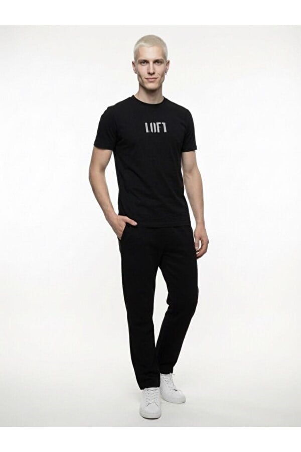 Loft LF 2042338 M TSS Siyah Erkek T-Shirt