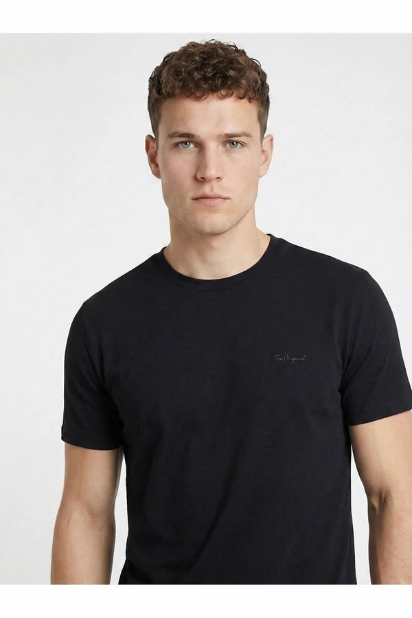 Loft LF 2042953 M TSS Siyah Erkek T-Shirt