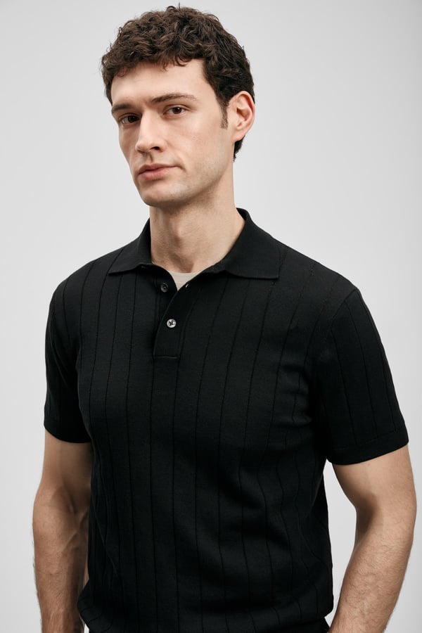 Lufian BOLD Siyah Erkek T-Shirt