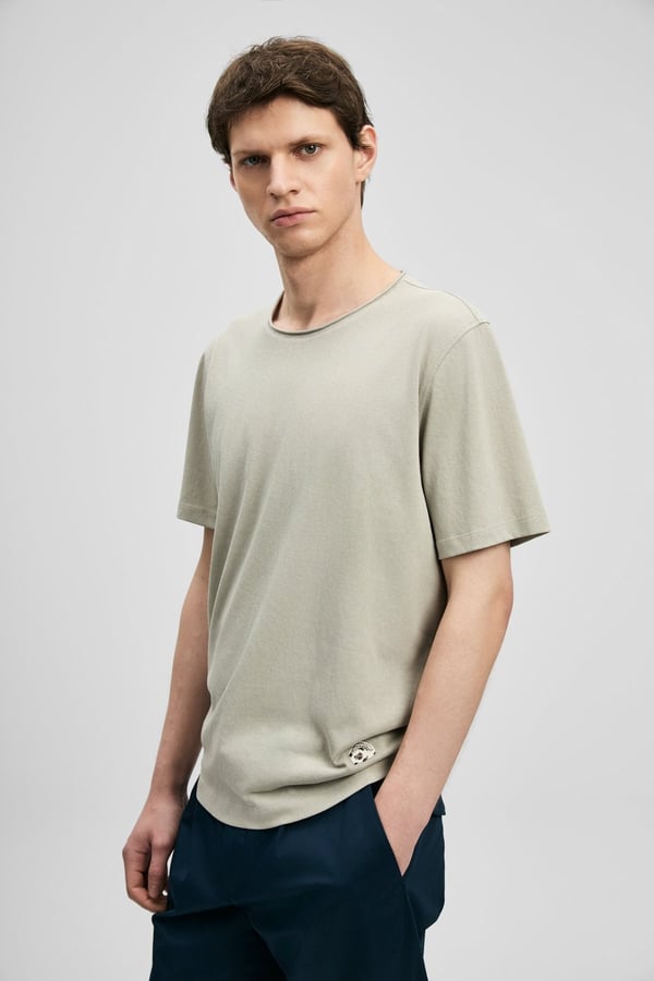 Lufian JUNYA Bej Erkek T-Shirt