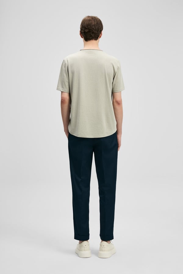 Lufian JUNYA Bej Erkek T-Shirt