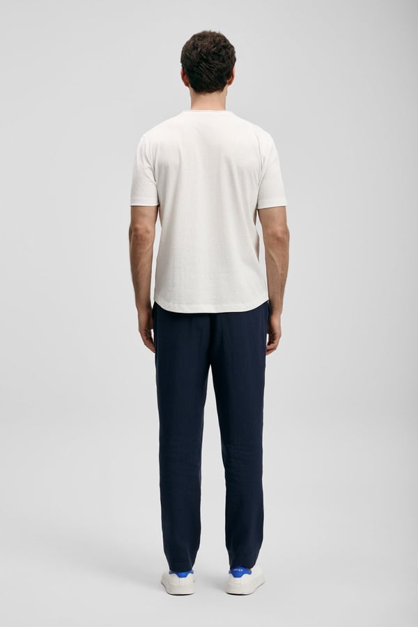 Lufian JUNYA Kırık Beyaz Erkek T-Shirt