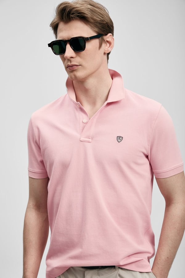 Lufian LAON Pembe Erkek T-Shirt