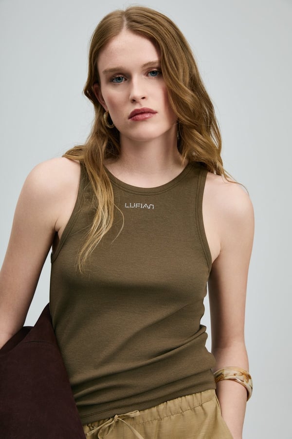 Lufian LINDA Taba Kadın T-Shirt