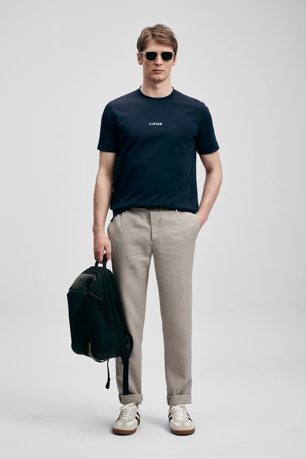 Lufian MARCUS Lacivert Erkek T-Shirt