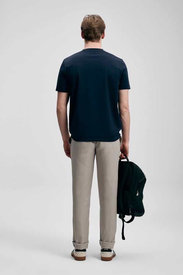 Lufian MARCUS Lacivert Erkek T-Shirt