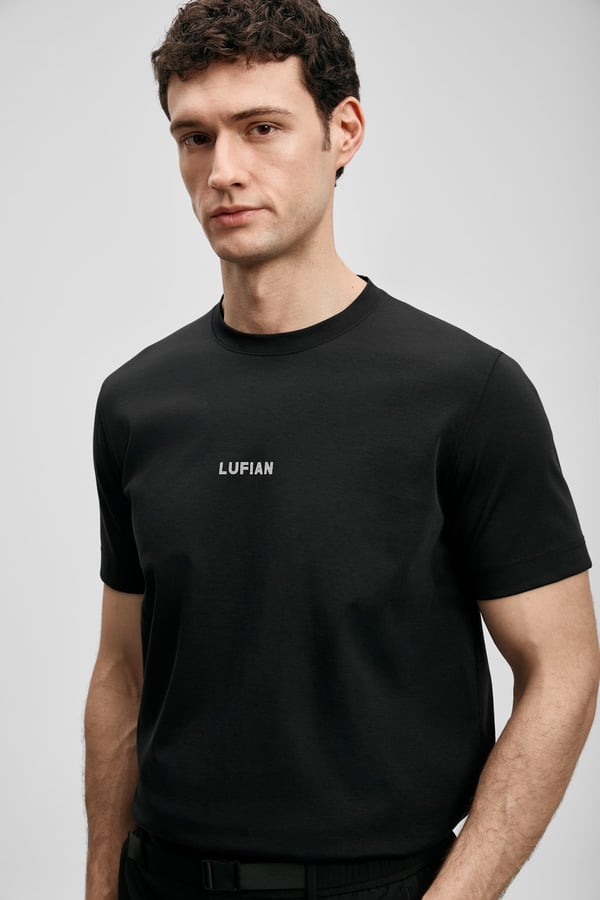 Lufian MARCUS Siyah Erkek T-Shirt