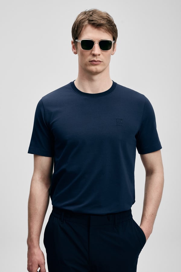 Lufian PABLO Lacivert Erkek T-Shirt