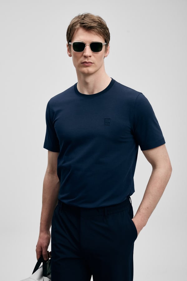Lufian PABLO Lacivert Erkek T-Shirt
