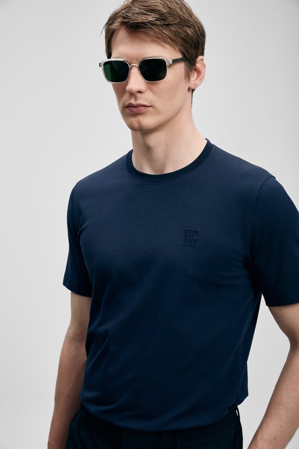 Lufian PABLO Lacivert Erkek T-Shirt