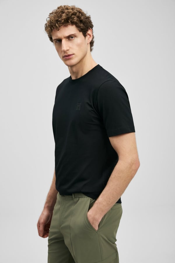 Lufian PABLO Siyah Erkek T-Shirt
