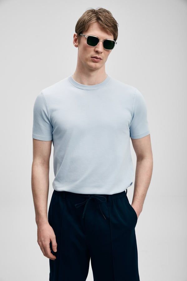 Lufian TINO Açık Mavi Erkek T-Shirt