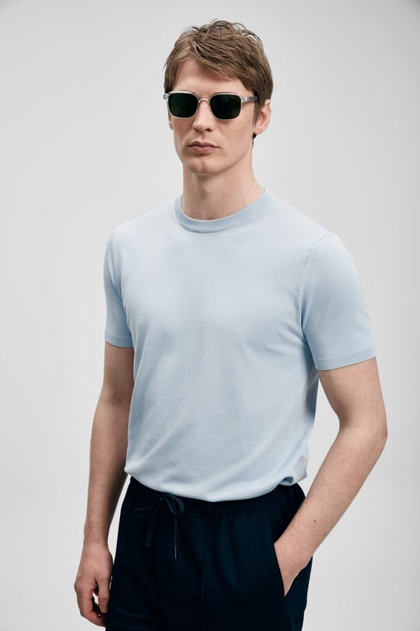 Lufian TINO Açık Mavi Erkek T-Shirt