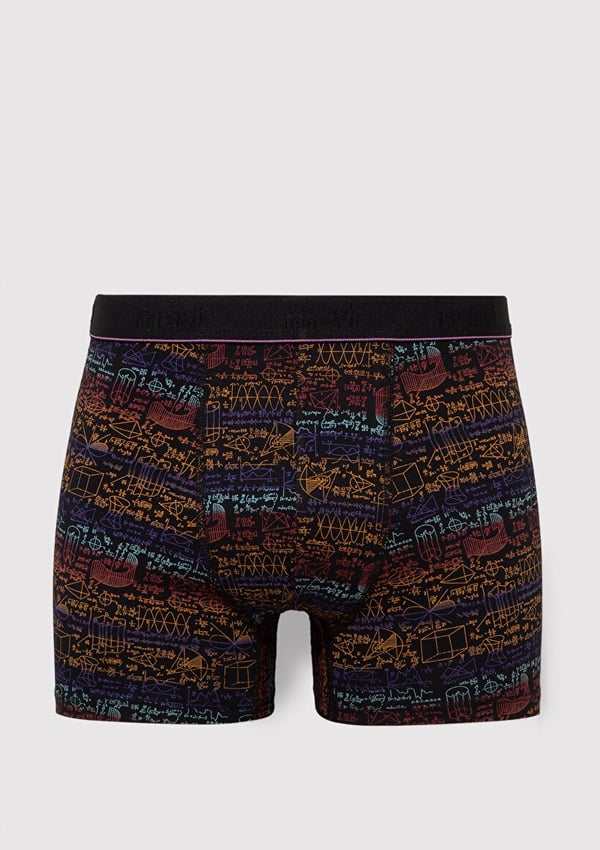 Mavi 3'LÜ PAKET BOXER Siyah Siyah Erkek Boxer