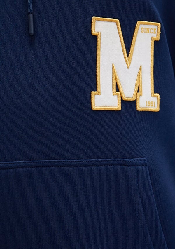 Mavi ACADEMY KAPÜŞONLU SWEATSHiRT Pageant Blu Saks Erkek Sweatshirt