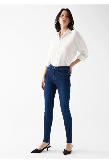 Mavi ALiSSA Dark Golden Gold Denim Kadın Kot Pantolon