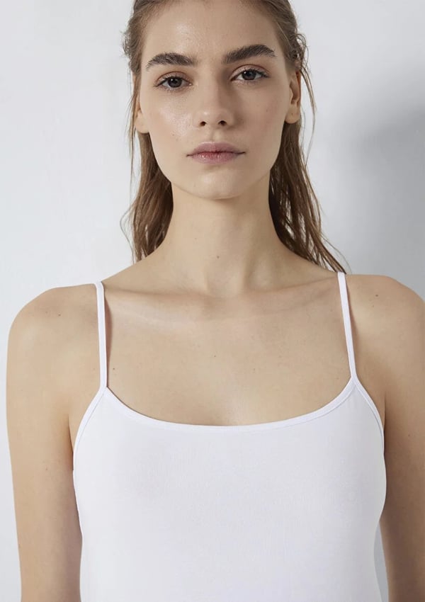 Mavi ASKILI BASIC  Beyaz Beyaz Kadın T-Shirt