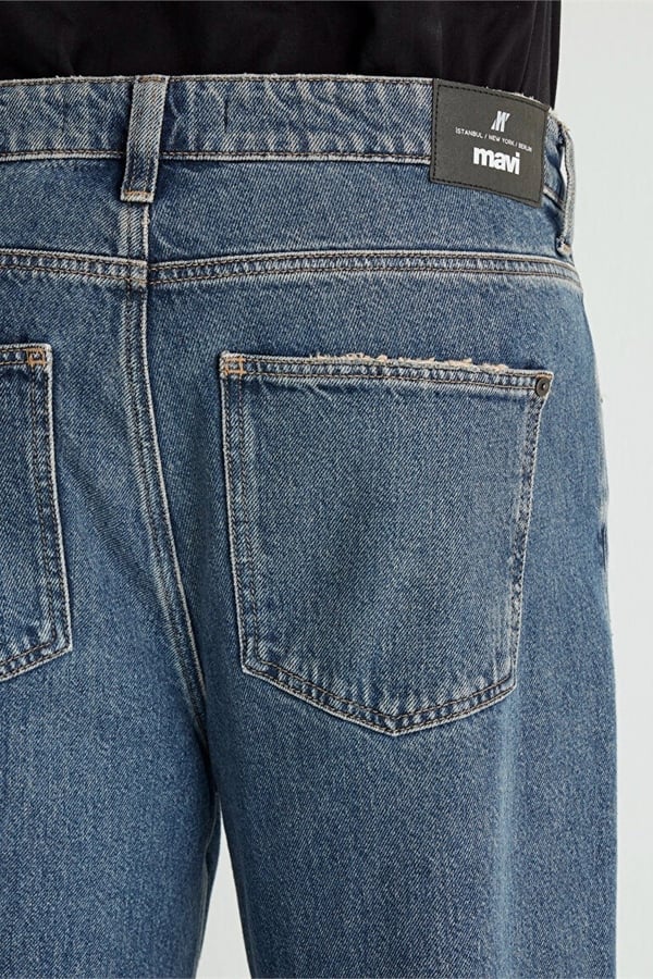 Mavi ATLANTA indigo Tinted Street Denim Denim Erkek Kot Pantolon