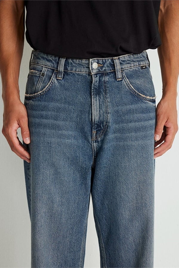 Mavi ATLANTA indigo Tinted Street Denim Denim Erkek Kot Pantolon