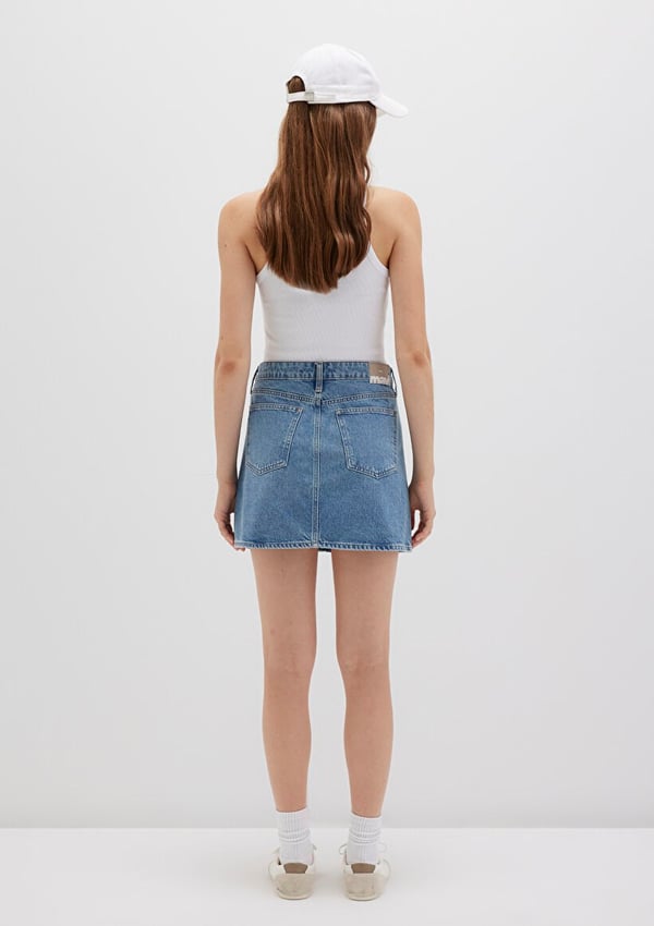 Mavi BAILEY Shaded Blue Denim Denim Kadın Etek