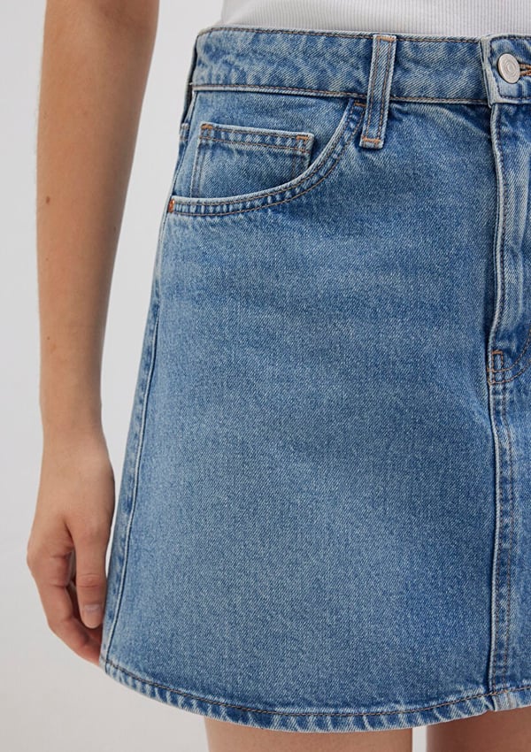 Mavi BAILEY Shaded Blue Denim Denim Kadın Etek