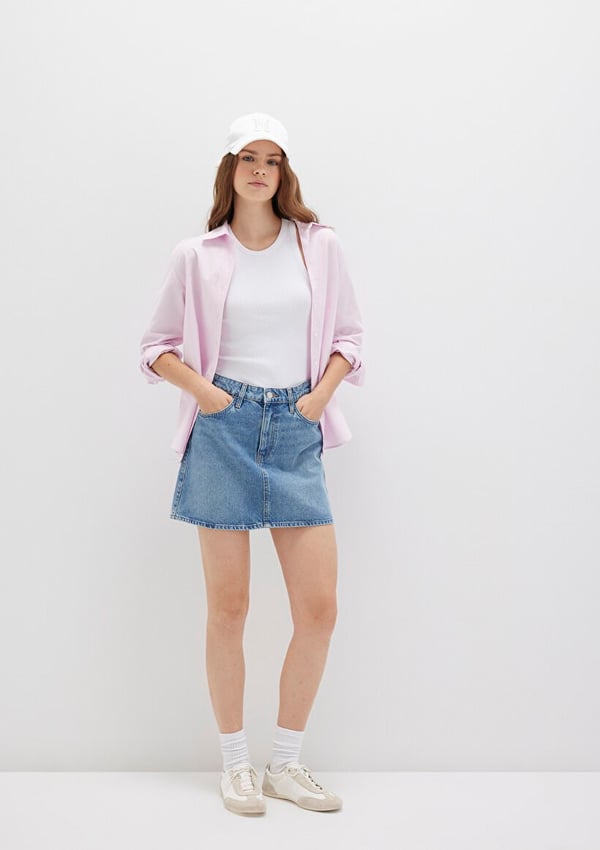 Mavi BAILEY Shaded Blue Denim Denim Kadın Etek