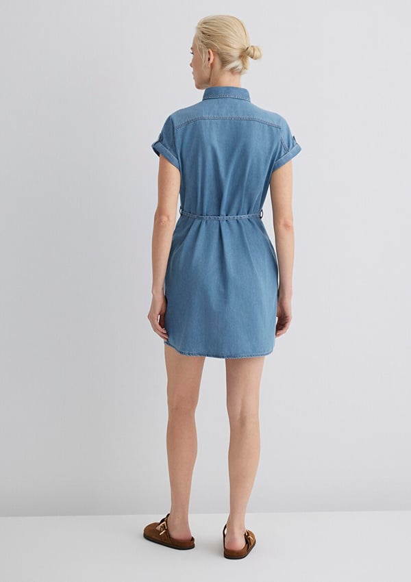 Mavi BARBARA Lt Blue DENIM Denim Kadın Elbise