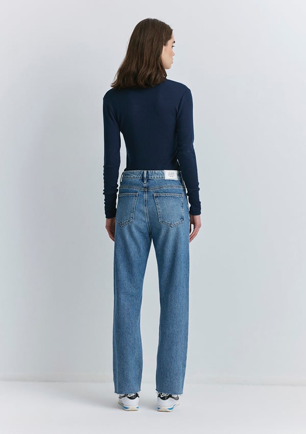 Mavi BARCELONA Mid Blue Denim Denim Kadın Kot Pantolon