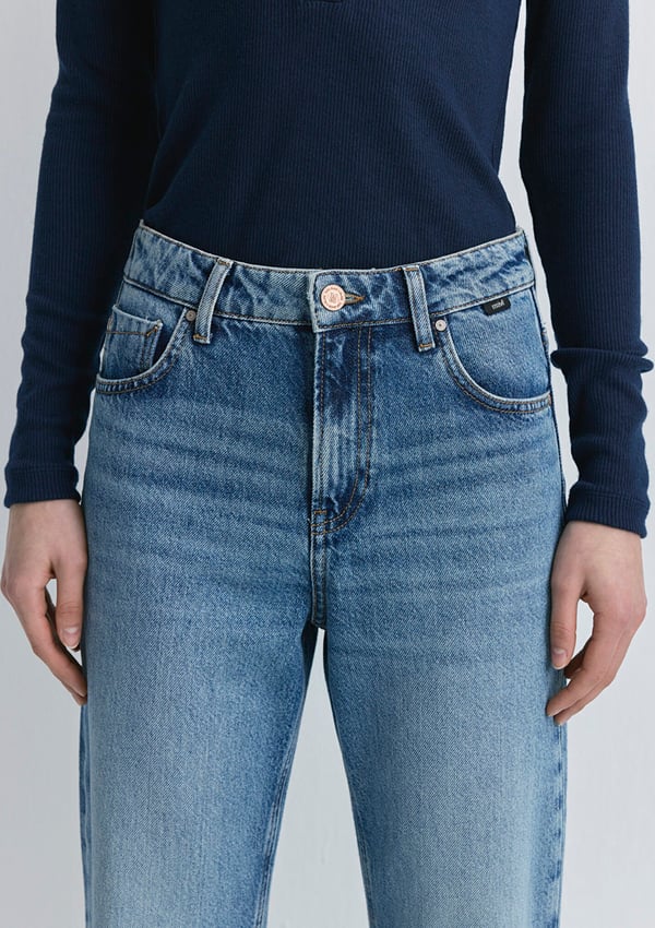 Mavi BARCELONA Mid Blue Denim Denim Kadın Kot Pantolon