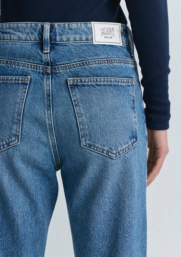 Mavi BARCELONA Mid Blue Denim Denim Kadın Kot Pantolon