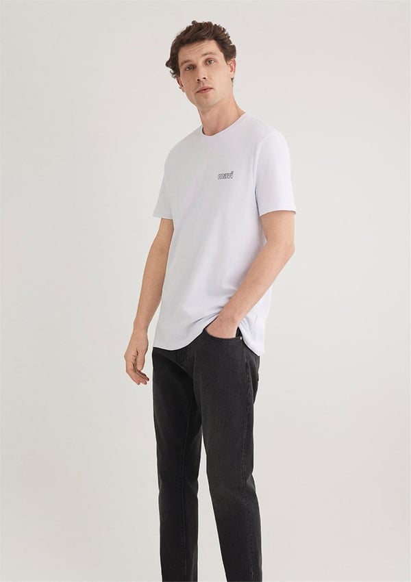 Mavi BASIC TİŞÖRT Beyaz Beyaz Erkek T-Shirt