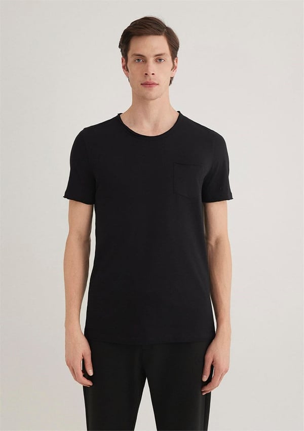Mavi BASiC TİŞÖRT Siyah Siyah Erkek T-Shirt