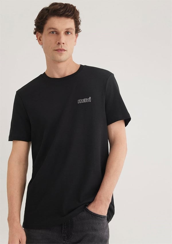Mavi BASIC TİŞÖRT Siyah Siyah Erkek T-Shirt