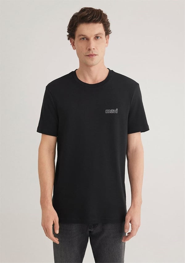 Mavi BASIC TİŞÖRT Siyah Siyah Erkek T-Shirt