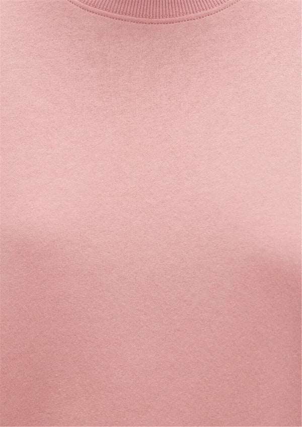 Mavi BiSiKLET YAKA SWEATSHiRT Rose Elegance Pudra Kadın Sweatshirt
