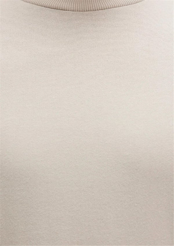 Mavi BiSiKLET YAKA SWEATSHiRT Soluk Toz Beji Bej Erkek Sweatshirt