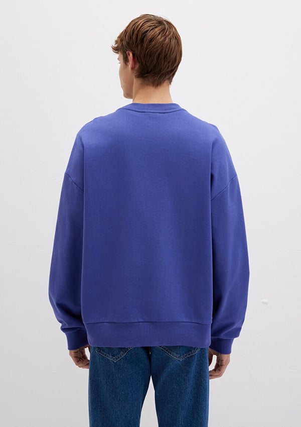 Mavi BiSiKLET YAKA SWEATSHiRT Tatli Lacivert Lacivert Erkek Sweatshirt