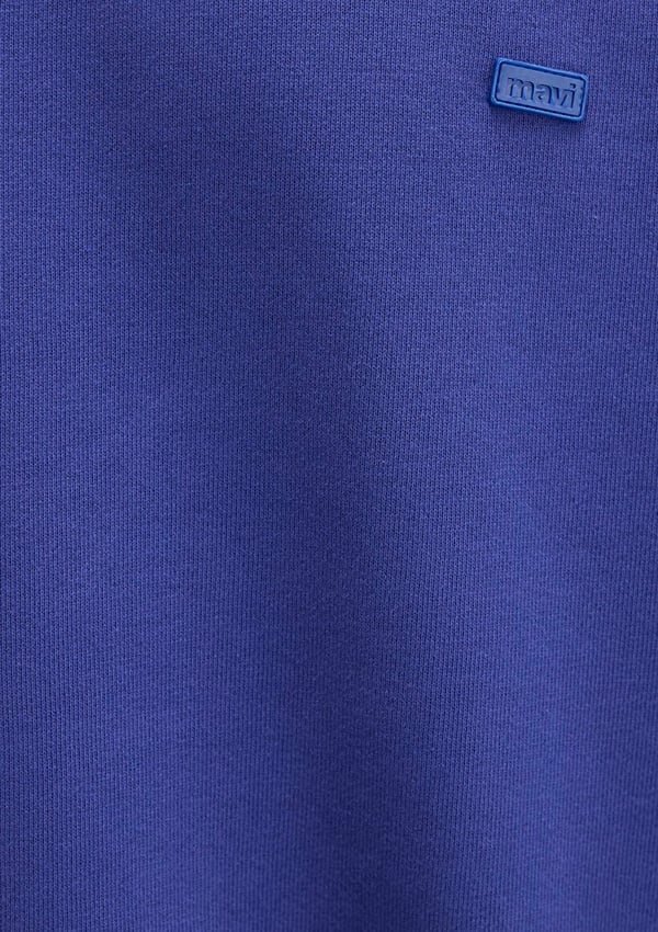 Mavi BiSiKLET YAKA SWEATSHiRT Tatli Lacivert Lacivert Erkek Sweatshirt