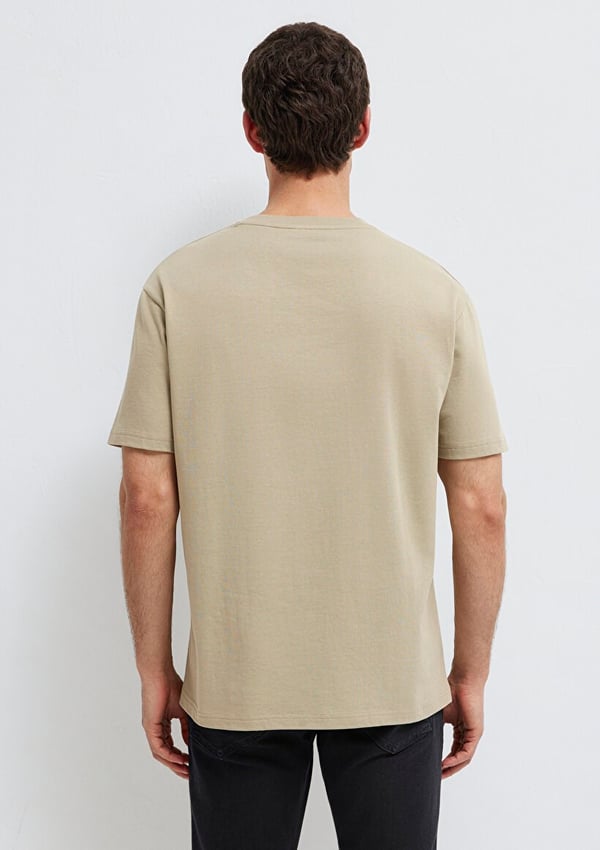 Mavi BİSİKLET YAKA TİŞÖRT Seneca Rock Bej Erkek T-Shirt