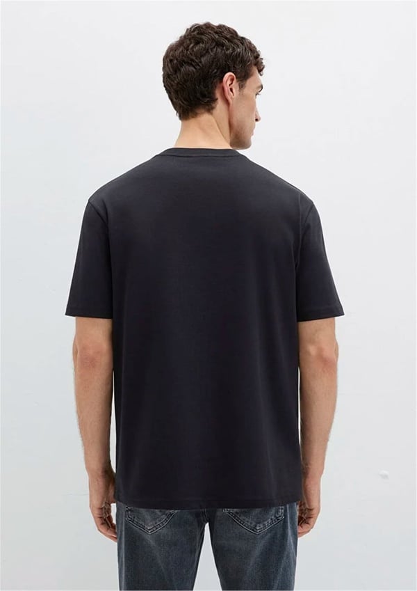 Mavi BiSiKLET YAKA TİŞÖRT Siyah Siyah Erkek T-Shirt