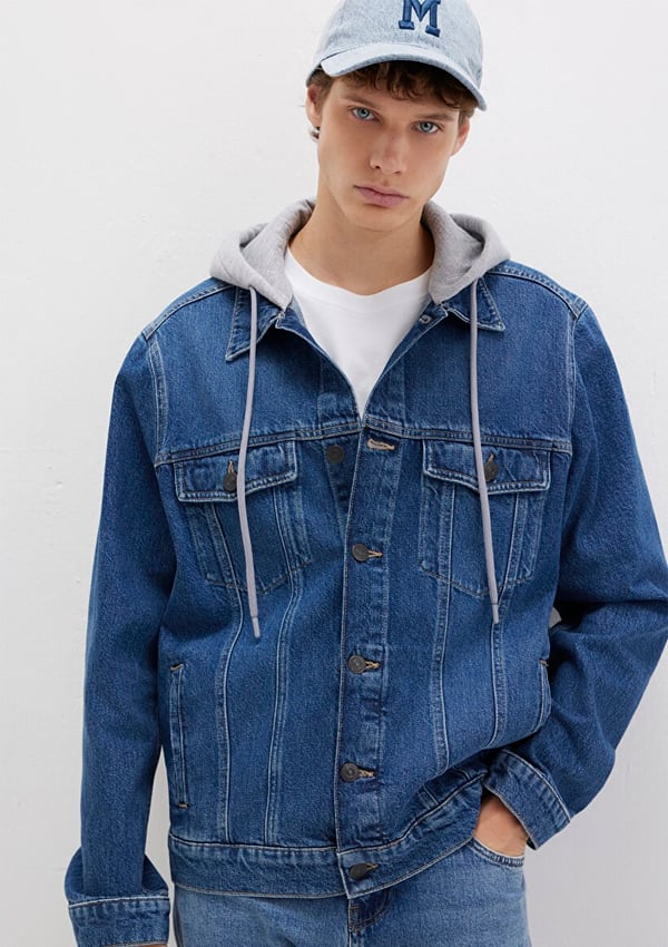 Mavi BRANDON Authentic Dark Blue Denim Erkek Ceket