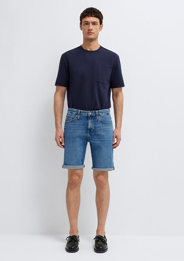 Mavi BRIAN Mid Street Comfort Denim Erkek Şort