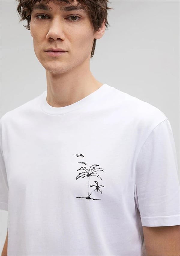 Mavi CANCUN TİŞÖRT Beyaz Beyaz Erkek T-Shirt