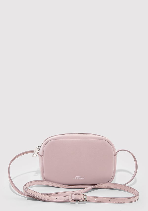 Mavi ÇAPRAZ ÇANTA Puslu Pembe Pembe Kadın Günlük Çanta
