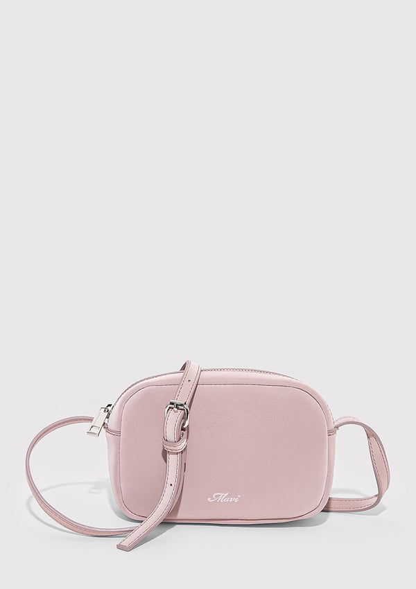 Mavi ÇAPRAZ ÇANTA Puslu Pembe Pembe Kadın Günlük Çanta