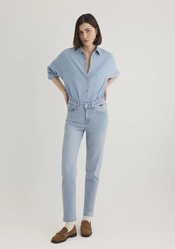 Mavi CINDY Lt Blue GOLD SHAPE Denim Kadın Kot Pantolon