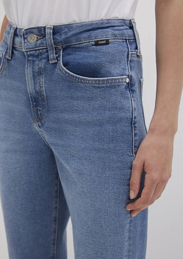Mavi CINDY Mid Indigo Denim Denim Kadın Kot Pantolon