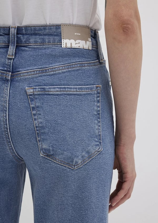 Mavi CINDY Mid Indigo Denim Denim Kadın Kot Pantolon