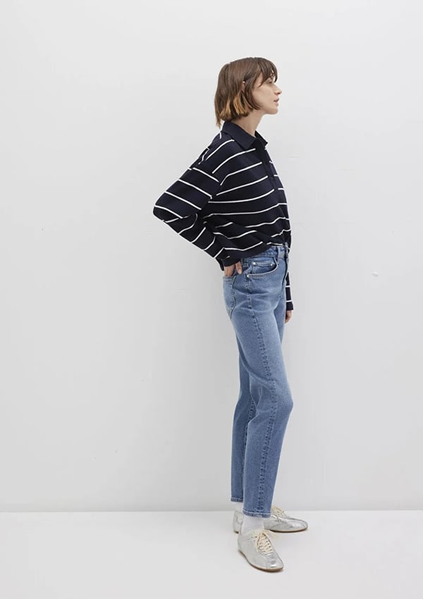 Mavi CINDY Mid Indigo Denim Denim Kadın Kot Pantolon