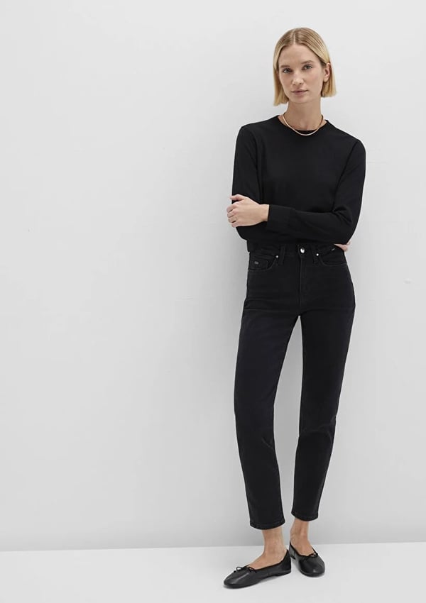 Mavi CINDY Smoke Classic Denim Siyah Kadın Kot Pantolon